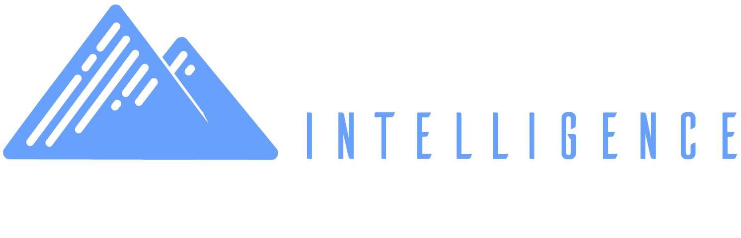 Brand logo showing blue mountains and the tagline “The Summit of Innovation”